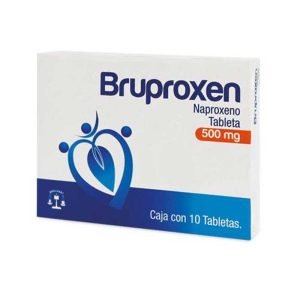 BRUPROXEN 500MG, Naproxeno 500 mg, Tabletas c/10, 7501537193010
