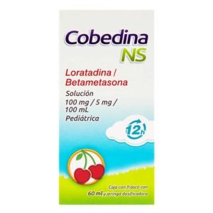 COBEDINA NS, Betametasona 5 mg, Loratadina 100 mg, Solucion 60 ml, 780083148546