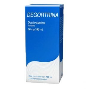 DEGORTRINA, Desloratadina 50 mg, Jarabe 120 ml, 7501825304395