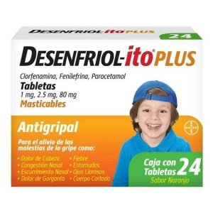 Desenfriolito Plus, , Masticables 24 Tabletas, 7502276040405