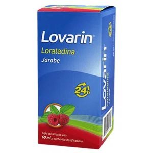 LOVARIN, Loratadina 100 mg, Jarabe 60 ml, 780083142704
