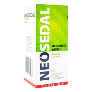 NEOSEDAL, Metamizol Sodico 5 g, Jarabe 120 ml, 7502211780687