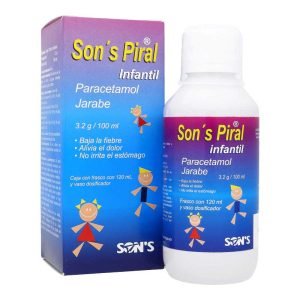 SONS PIRAL, Paracetamol 100 mg, Solucion Gotas 15 ml, 7502001165755