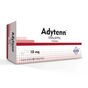 ADYTENN, Enalapril 10 mg, Tabletas c/30, 7502216791299