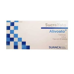Alivioato Sucralfato 1 G, Sucralfato 1 G, 40 Tabletas, 7503002772508