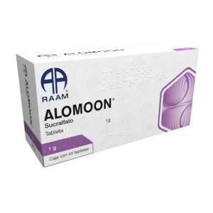 ALOMOON, Sucralfato 1 G, Tabletas c/40, 7502227877098