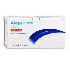 ALOPURINOL NEOLPHARMA, Alopurinol 300 mg, Tabletas c/20, 7501384546809