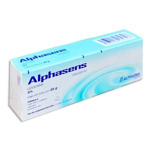 ALPHASENS, Lidocaina 5 g, Ungüento 35 g, 7503003134398