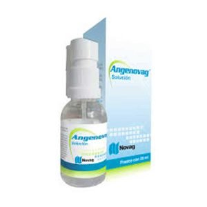 ANGENOVAG AEROSOL, Lidocaina 100 mg, Solucion Spray 20 ml,  7501075710199
