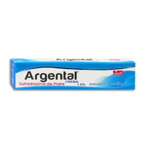 ARGENTAL, Sulfadiazina de Plata Micronizada 1 g, Crema 28 g, 7501836000828