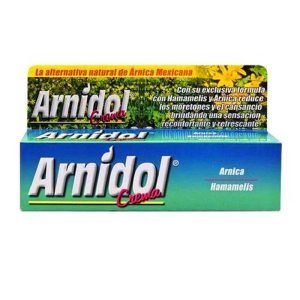 ARNIDOL, Arnica Montana 5 g, Extracto de Hamamelis Virginiana 5 g, Crema 35 g, 803288480010