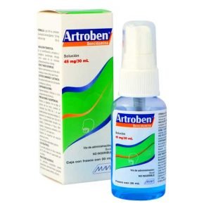 ARTROBEN, Bencidamina 150 mg, Solucion Spray 30 ml, 785118754235
