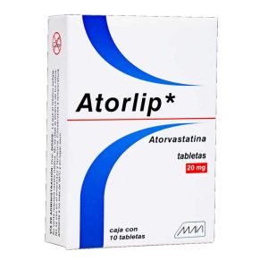 ATORLIP 20, Atorvastatina 20 mg, Tabletas c/10, 785120754810