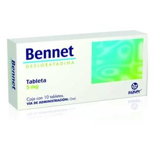 BENNET, Desloratadina 5 mg, Tabletas c/10, 7502009745881