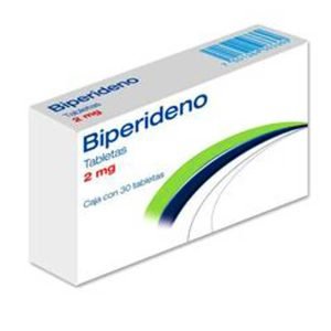 BIPERIDENO PSICOFARMA, Biperideno 2 mg, Tabletas c/30, 7501384503369