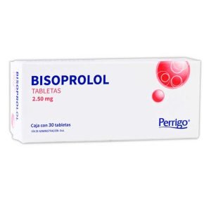 Perrigo, BISOPROLOL 2.5 MG, 30 TAB, 7501109763375