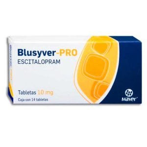 BLUSYVER-PRO, Escitalopram 10 mg, Tabletas c/14, 7502009744938