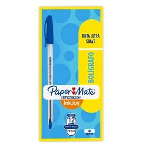 Paper Mate boligrafos, Azul, caja c/12, 7703486035315