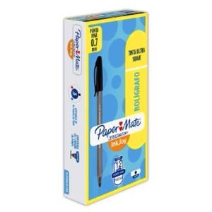 Paper Mate boligrafos, Negro, caja c/12, 7703486035339
