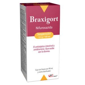 BRAXIGORT, Nifuroxazida 4.4 g, Suspension 90 ml, 7501825304555