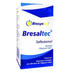 BRESALTEC, Salbutamol 100 mcg, Aerosol 200 D, 7506022327635