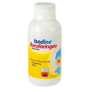 Isodine Bucofaríngeo, lodopovidona, 8 G Solución 120 Ml, 7501165011694