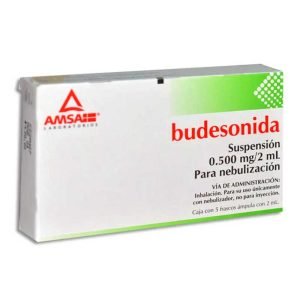 BUDESONIDA AMSA, Budesonida 500 mcg, Suspension para nebulizar c/5, 7501349024304