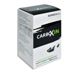 CARBOXIN, Alga Espirulina, Carbon Activado, Dioxido de Silicio, Inulina de Agave, Capsulas c/60, 7503028771783