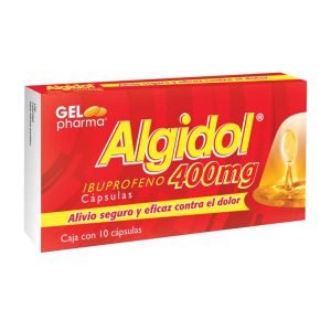 ALGIDOL, Ibuprofeno 400 mg, Capsulas c/10, 7502227425022