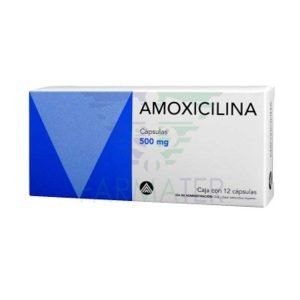 Amoxicilina, Amoxicilina 500mg, Capsulas c/12, 7502009745973