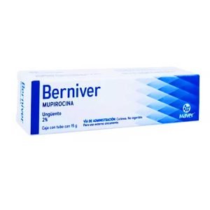 BERNIVER, Mupirocina 2 g, Ungüento 15 g, 7502009745836