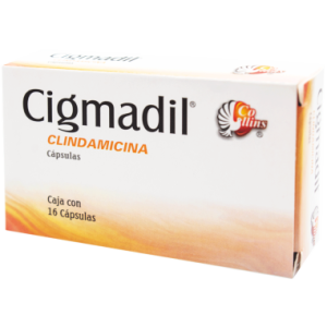 CIGMADIL, Clindamicina 300 mg, Capsulas c/16, 780083142605