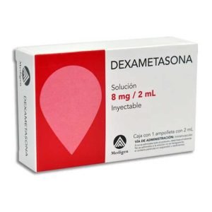 DEXAMETASONA, Dexametasona 8 mg, Solucion Inyectable c/1, 7502009745775