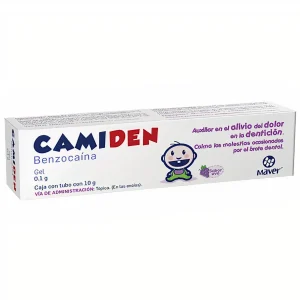 CAMIDEN, Benzocaina 100 mg, Gel 10 g, 7502009747205