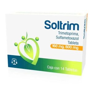 SOLTRIM, Sulfametoxazol 800 mg, Trimetoprima 160 mg, Tabletas c/14, 7501537189747