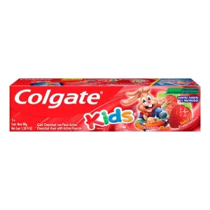 Colgate kids, fluor activo sabor fresa, 50 g, 7509546072272