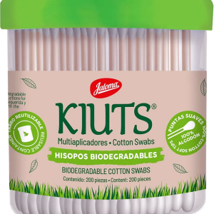 APLICADOR DE ALGODON KIUTS, COTONETES KIUT'S, Tarro c/50, 759684273094