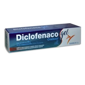 CRADOXOL, Diclofenaco Dietilamonio 1.16 g, Gel 60 g, 7503028771677