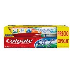 Colgate, CRA. DENT. TRIPLE ACCION, 50ml+1CEPILLO, 7509546077758