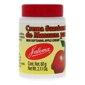 CREMA DE MANZANA, Manzana, Acido benzoico, Acido Estearico, Parafina Liquida, Vaselina Blanca, Crema 60 g, 759684191077