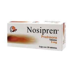 NOSIPREN 5MG, Prednisona 5 mg, Tabletas c/30, 780083142339