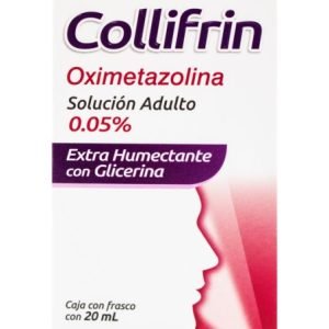 COLLIFRIN ADULTO, Oximetazolina 50 mg, Solucion Nasal 20 ml, 780083144302