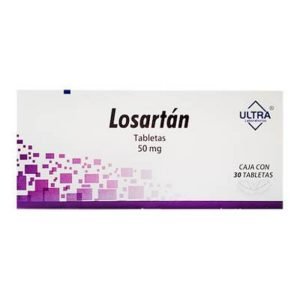LOSARTAN ULTRA, 50 mg, Tabletas c/30, No requiere receta