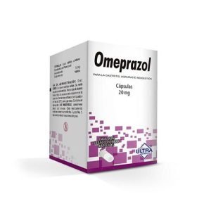 Omeprazol ULTRA, 20 mg, 30 capsulas, No requiere receta