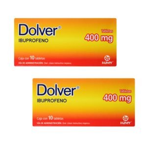 Ibuprofeno 400 mg c/10 tab (2x $40)