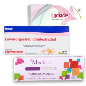 PAQ no te espantes (Post day + Anticonceptivo + Prueba de embarazo) $160.00 PZA