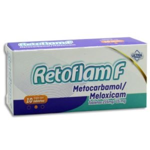 RETOFLAM F Meloxicam 15 mg, Metocarbamol 215 mg