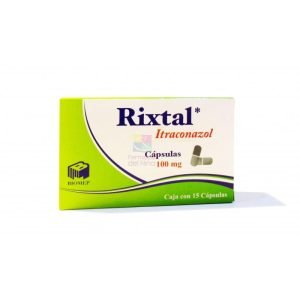 RIXTAL ITRACONAZOL CAPSULAS 7501573920182